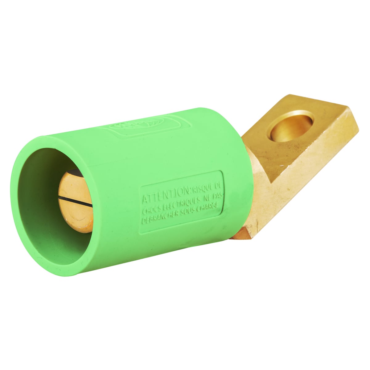 HBLMOAGN 16 Series Angled Male Offset Stud Standard Straight Single Pole Receptacle, 600 VAC/250 VDC, 400 A, 4/0 AWG Wire, Screw Terminal Connection, 3R/4X/12 NEMA Rating