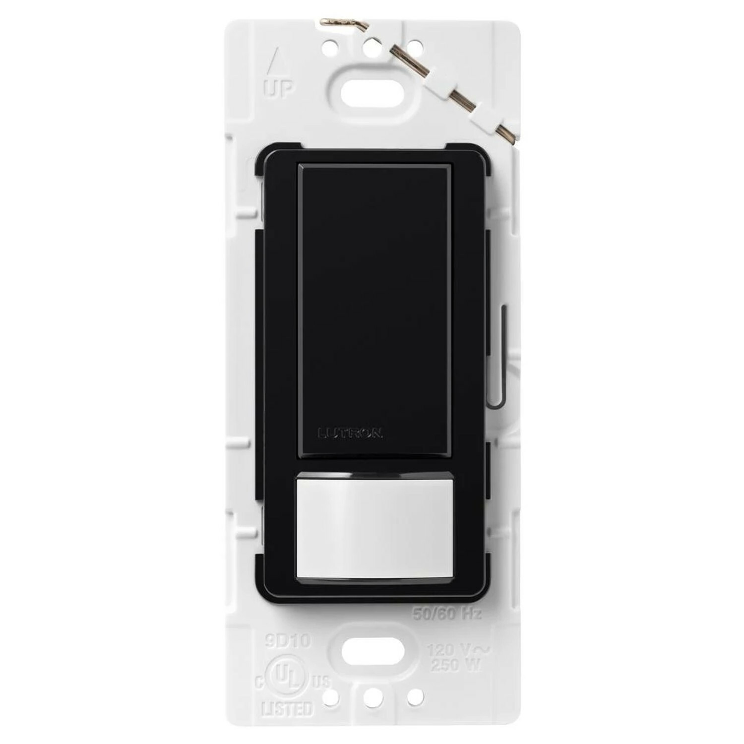 MS-OPS5M-BL Maestro Motion Sensor Switch, 5 Amp Light/3 Amp Fan, 120V, 1 Pole/Multi-Location, Ground or Neutral Required, Black