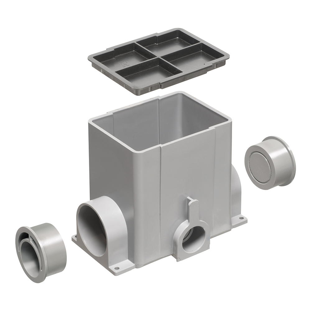 FLBC8502 Rectangular Non-Metallic Single Gang Box Kit