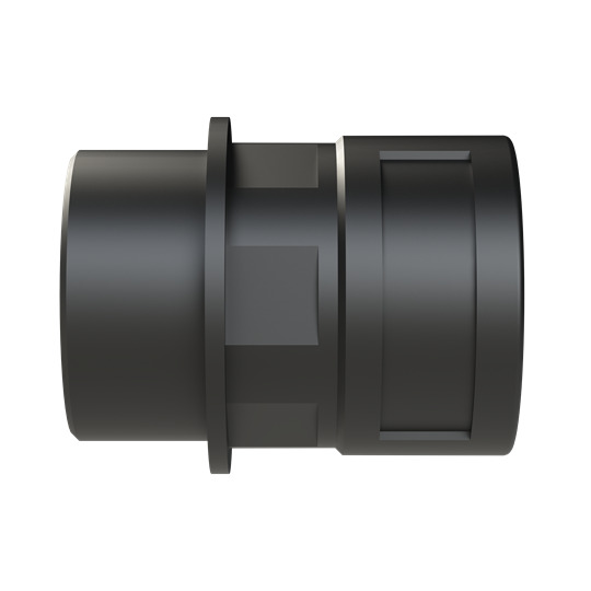 BVND-M409GT PMA Straight Conduit Connector With Metric Threads, NW29 Trade, M40x1.5 Cable Openings, For Use With PMAFLEX, Pro and Smart Line Conduits, Polyamide 6