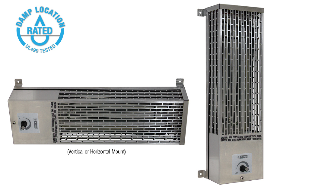 PUMP HOUSE HTR 120V 1000W STAINLESS STEEL