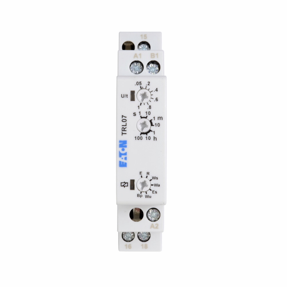 TRL07 4-Function Compact Universal Timing Relay, 0.05 s to 100 hr Setting, 24 to 240 V AC/DC, 1 Form C SPDT Contact, 1 Pole