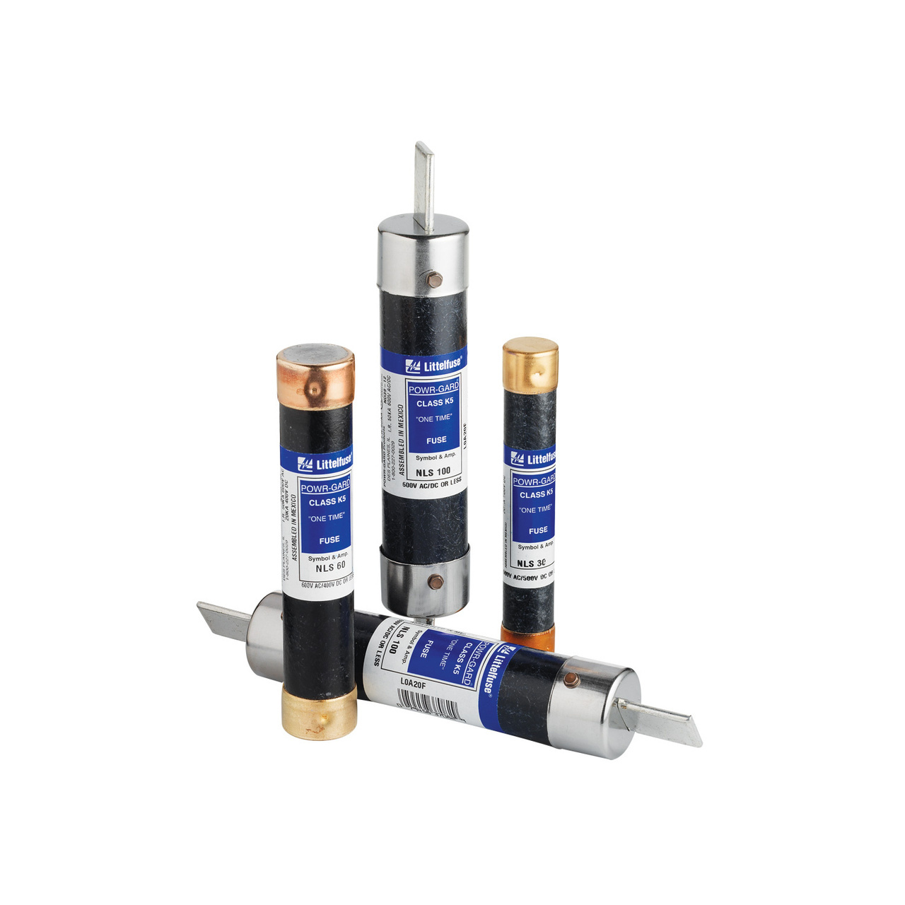 NLN150 Powr-Gard Fast Blow One Time Fuse, 150 A, 250 V AC/DC, 50 kA Interrupt, Class: K5, Cartridge Body