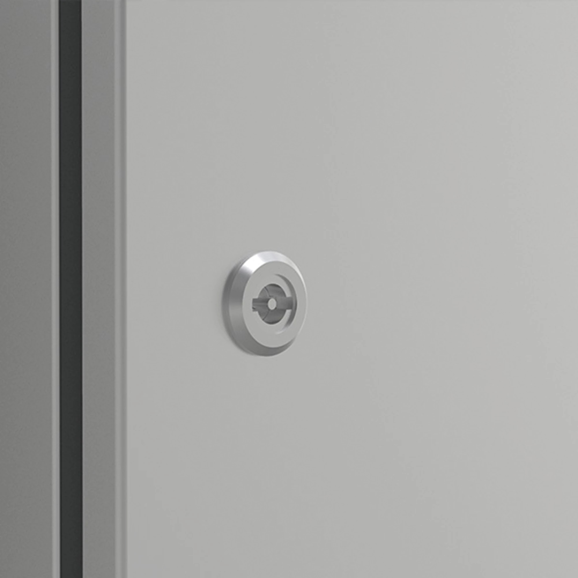 ALLS316 Double Bit Enclosure Lock, For Use With IEC Enclosure, 316 Stainless Steel