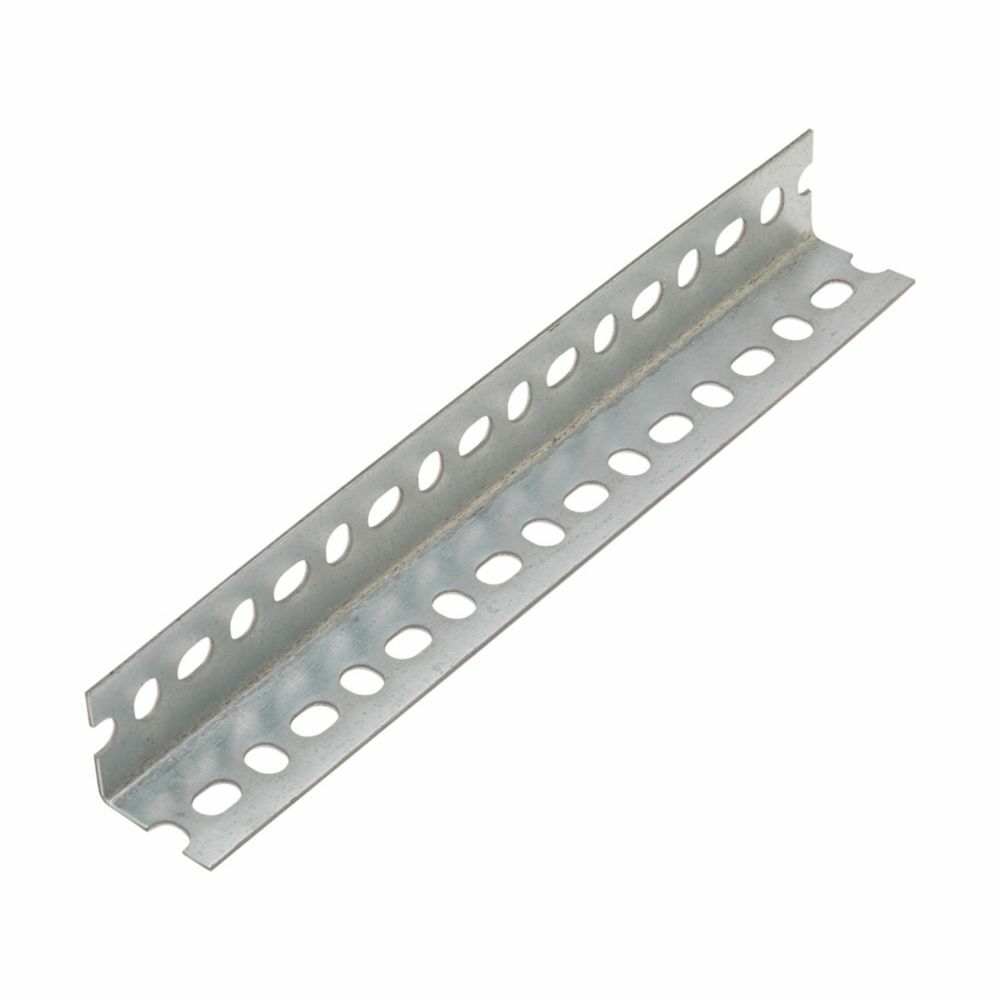 SA158ZN144 Slotted Angle, Pre-Galvanized, For Use With Economical Shelving, Racks or Electrical and Mechanical Supports, 14 ga High Strength Steel