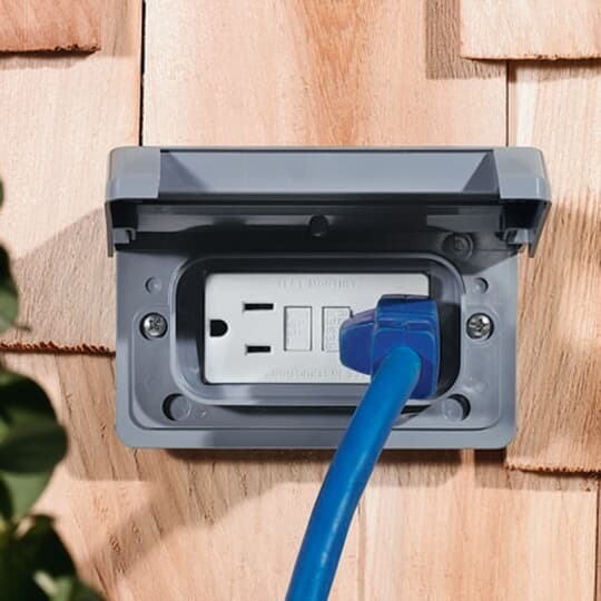 E98GHGN-CAR Carlon Non-Metallic Weatherproof GFCI Receptacle Box Cover