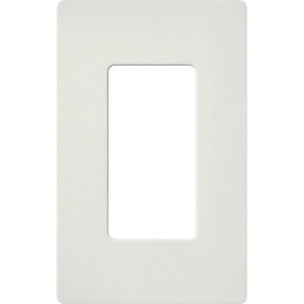 SC-1-LG Claro Wall Plate for Decorator-Style Dimmers, Switches, and Outlets, 1 Gang, Satin, Lunar Gray