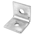 Clip, Side Hanger, Height 2 Inches, Base Length 1-7/8 Inches, Width 7/8 Inch, Bolt Hole 7/16 Inch, Steel, For use with 3/8 Inch Rod