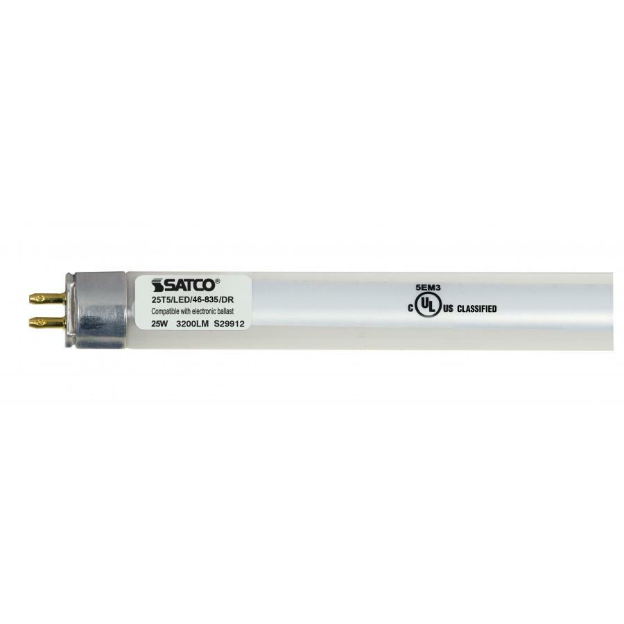 S29912 LED Lamp, 25 W, G5 Lamp, T5 Shape, 3300 Lumens