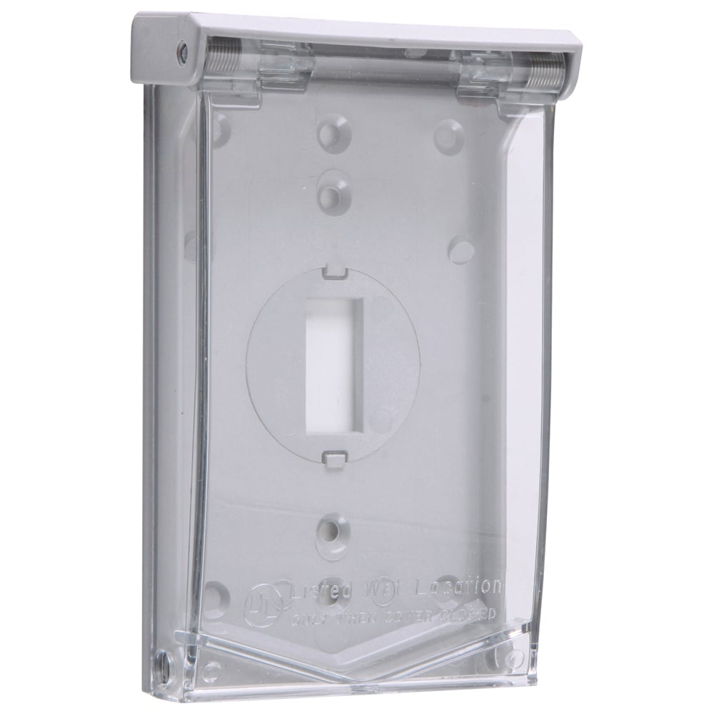 3720 Thermoplastic Cover, Gray Base/Clear Cover