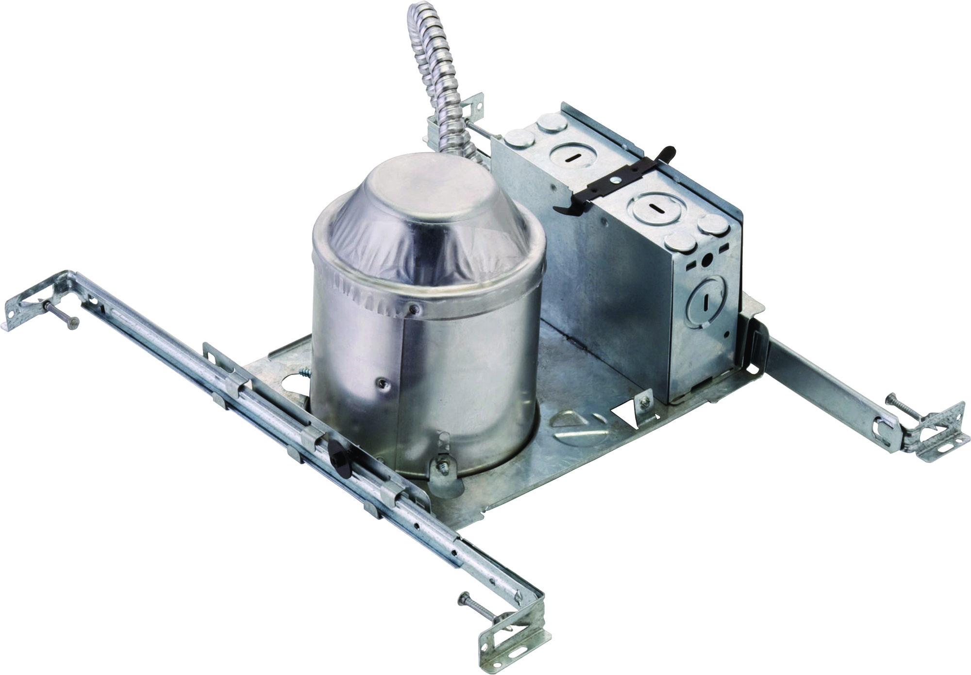 L3 R6 L3 Series Airtight Contractor Select Downlight Housing, Incandescent Lamp, IC/Non-IC Insulation, 120 V AC, 4 in Ceiling Opening, Steel Housing