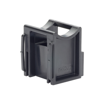OMTM-S25-C0 Multi-Gang Weather-Resistant Cable Tie Mount, Threaded Mount, Nylon 6.6, Black