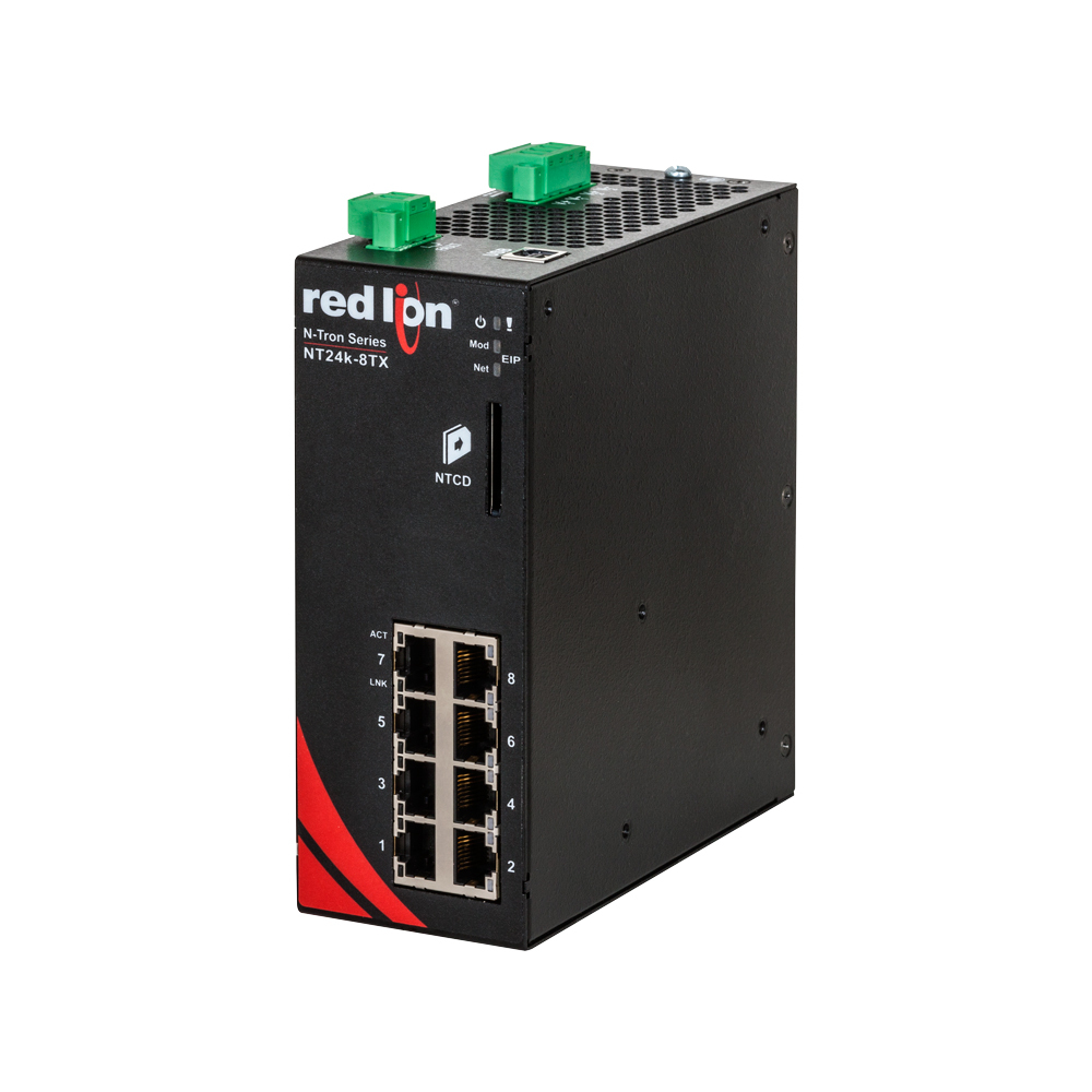 NT24k-8TX Gigabit Managed Industrial Ethernet Switch