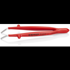 Stainless Steel Gripping-30°Angled Tweezers-1000V Insulated, 5 1/2 in., 1.30 mm TT, 3.00 mm TW