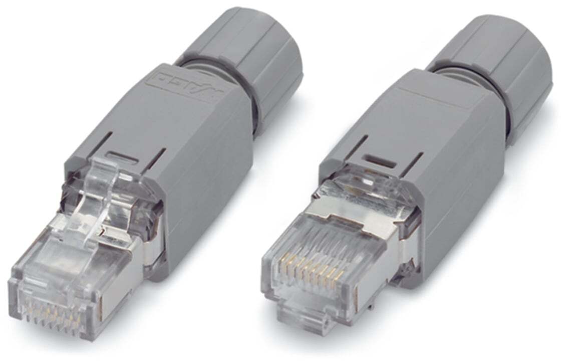 750-975 Ethernet Connector, Brass/Plastic/Phosphor Bronze