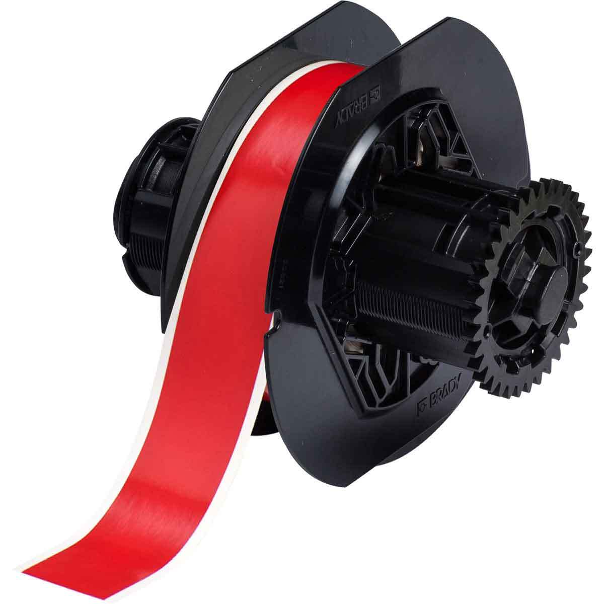 B30C-1125-595-RD B30 Thermal Transfer Vinyl Tape, 1-1/8 in W, Red, B-595 Vinyl
