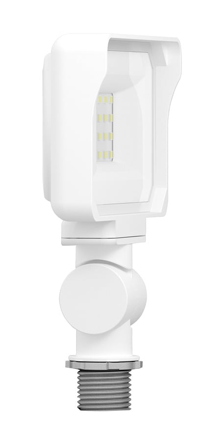 X34-16L-840W/120 X34 General Purpose Floodlight Fixture, LED Lamp, 15 W Fixture, 120 V, White Housing