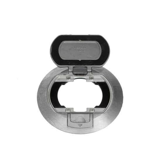 FPT4-CVR-TALM Steel City Poke-Through Cover, 7-1/2 in Dia, Aluminum