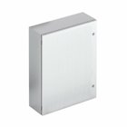 Eaton B-Line series wall mounted panel enclosure,48" height,12" length,36" width,NEMA 4X,Hinged cover,SDSS4 enclosure,Wall mount,Medium single door,Thru holes,opt. external mounting feet,304 stainless steel,Seamless poured in-place gasket