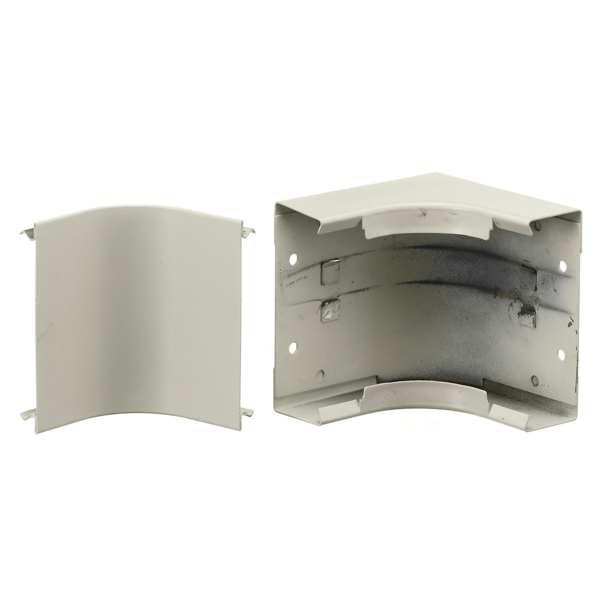 HBL4717IV HBL4750 Standard Undivided Internal Elbow, 90 deg Bend, 1-1/4 in Bend Radius, Roll Formed Steel