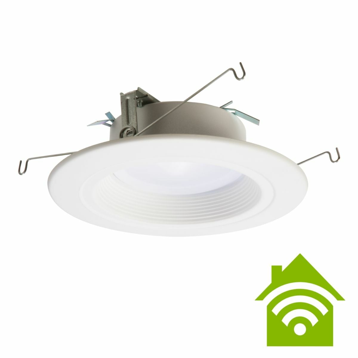 RL560WHZHA69 Halo Retrofit Trim Module, 9.5 W Fixture, 120 V, Steel/Aluminum Housing