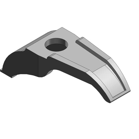 1347 T&B Cable Strap, 4/0 AWG, 1/4 in Mounting Hole, Malleable Iron, Hot Dipped Galvanized