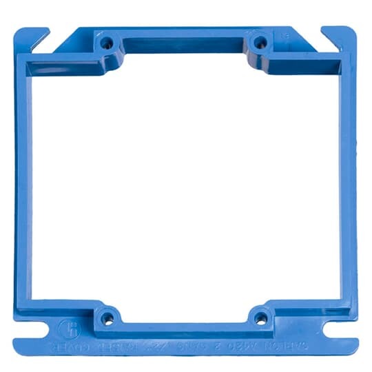 A420 Carlon Non-Metallic Outlet Box Cover, 4 in L x 4 in W x 0.59 in D, Blank Cover