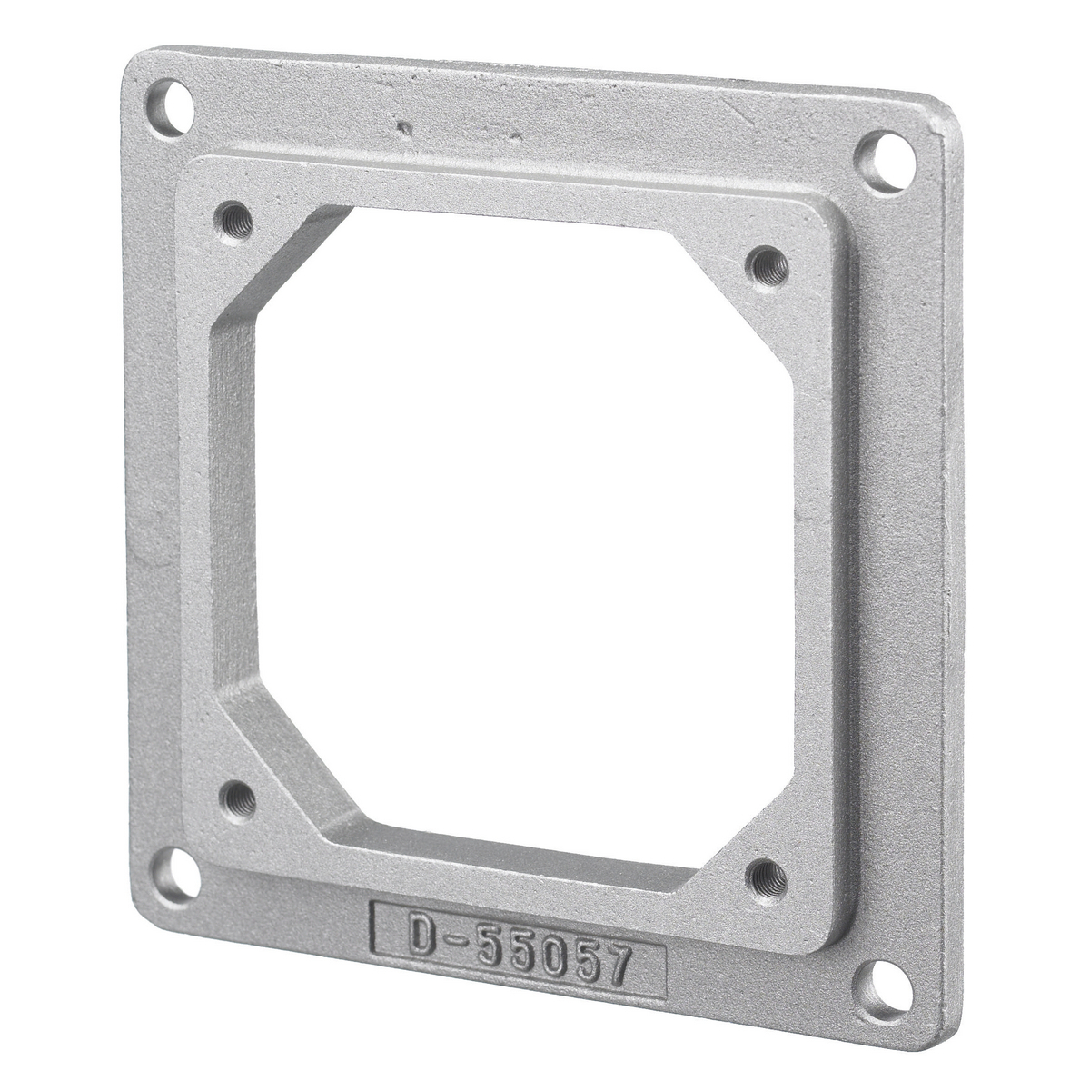 HBL26402 1-Device Standard Straight Screw Mount Adapter Plate, For Use With HBL26401 Back Box, Hubbellock 60 A Device and Mounting Box, 1-Outlet, Cast Aluminum, Gray