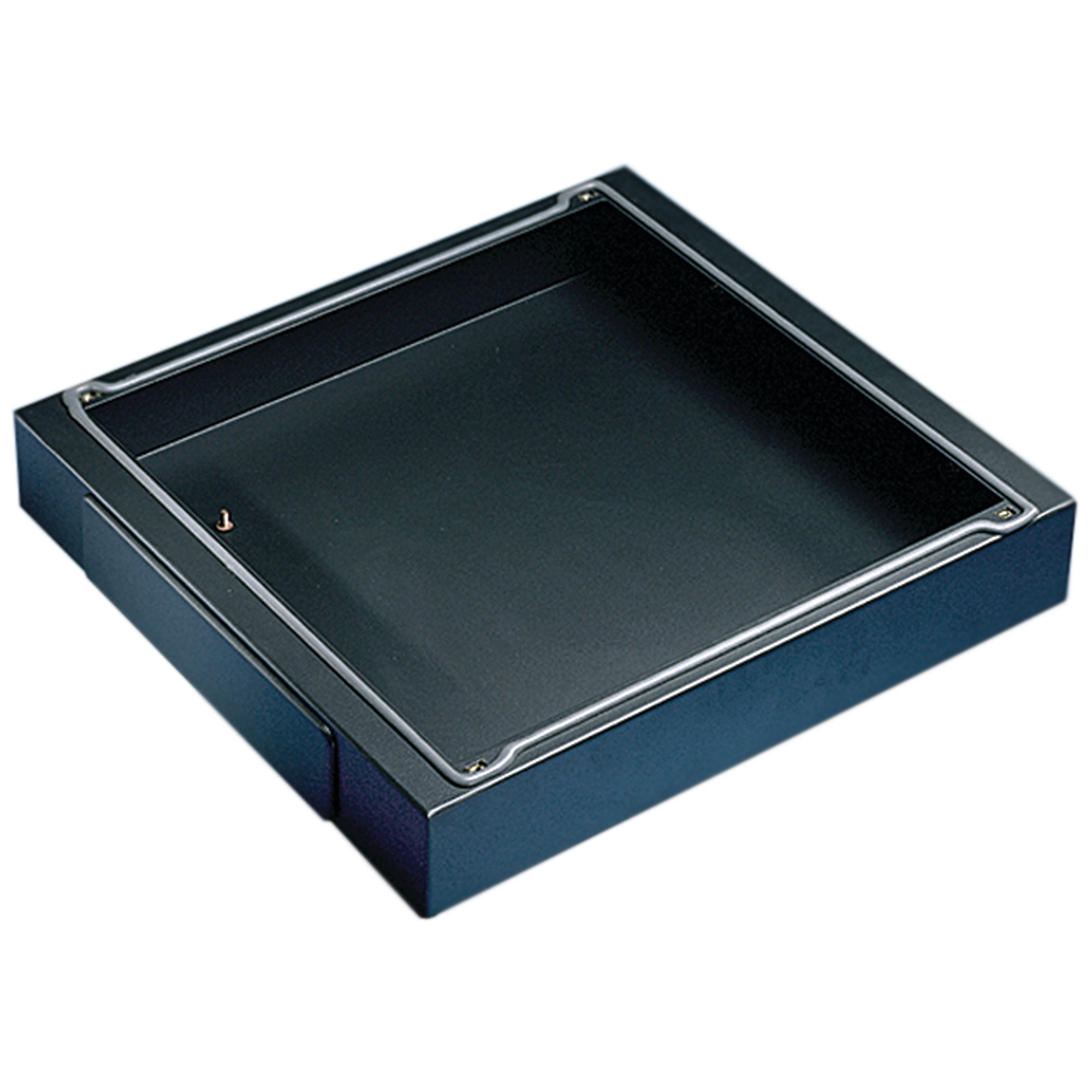 PB166 ProLine P20 Bottom Solid Base, 100 mm H x 599 mm W x 559 mm D, For Use With ProLine 600 x 600 mm Modular Enclosure Frames, Steel, Black