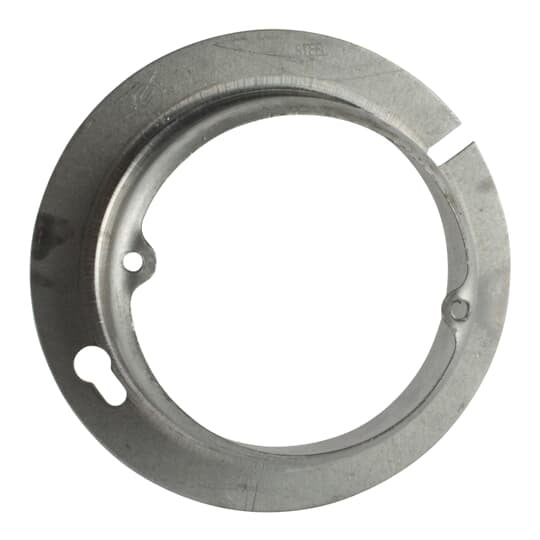 54-C-3-1-1/4 Steel City Outlet Box Cover, 4 in Dia, Blank Cover, Steel
