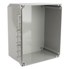 Circuit Safe Polycarbonate NEMA Enclosure with external hinge, 12 Inches x 10 Inches x 6 Inches