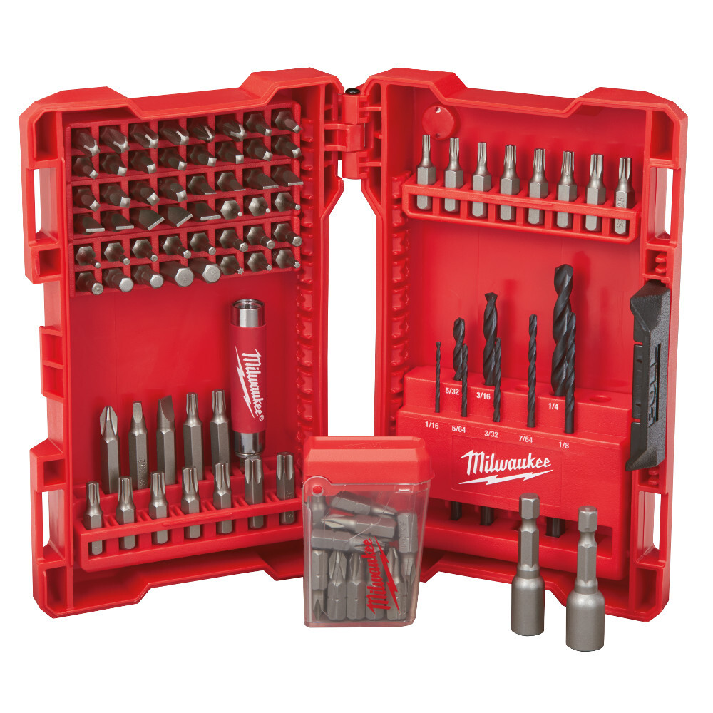 48-89-1561 Drill and Drive Bit Set, 95 Pieces, S2 Steel, Black Oxide