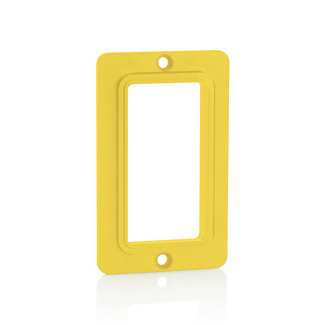 3060-Y Decora 1-Gang Standard Cover Plate, 3.65 in L x 2-1/4 in W, Thermoplastic