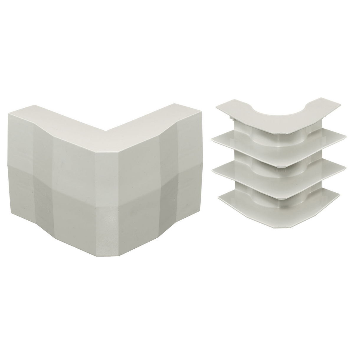 PB3EEBCA External Extruded Full Capacity Non-Metallic Standard Raceway Elbow, 1-1/4 in Bend Radius, 5.57 sq-in, PVC