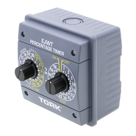 EJWT Tork Percentage Timer, 120 to 240 V AC, 1 Form C SPDT Contact, 1 Pole