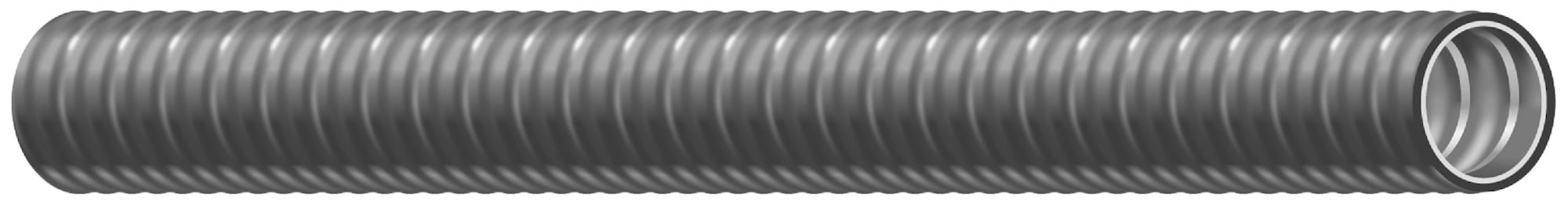 55093105 Titan2 Type TTM-UL Flexible Conduit, 2 in Trade, 2.02 to 2.045 in ID x 2357 mil OD, 50 ft L, Steel