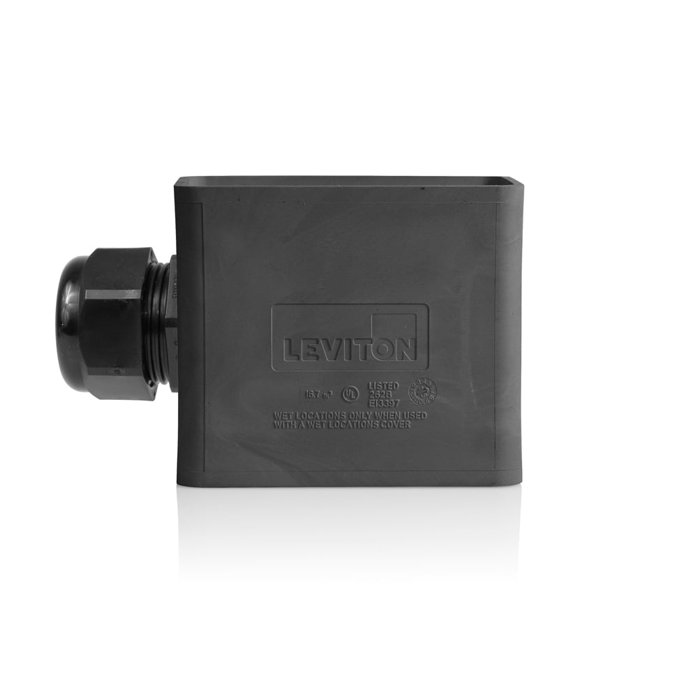 3059-2E Pendant Style Portable Standard Depth Power Outlet Box, TPV, 1 Gangs