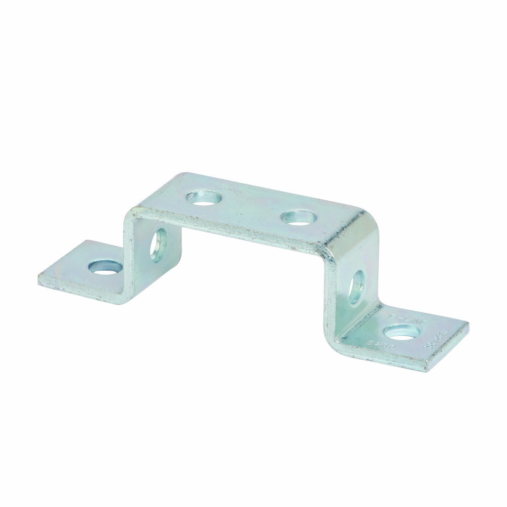 B266ZN U-Support, 6 Holes, 7-1/32 in W, Strip Steel