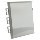 Polycarbonate Opaque External Hinge Enclosure Cover, 12 Inches X 12 Inches