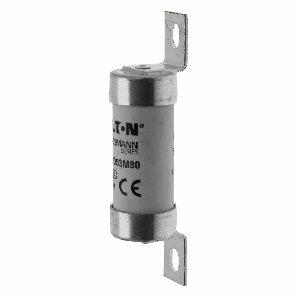 BAO63M80 British Standard Low Voltage Fuse, 80 A, 500 V AC, 80 kAIC Interrupt, Class: gM