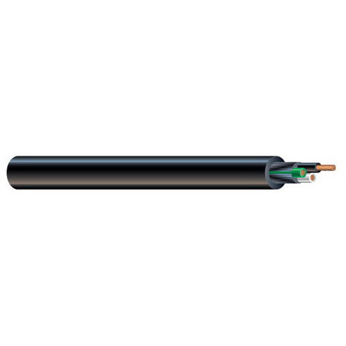 SEOOW/SEOW Cord, 18 AWG, 4 Conductors, Black, 500 Foot Reel