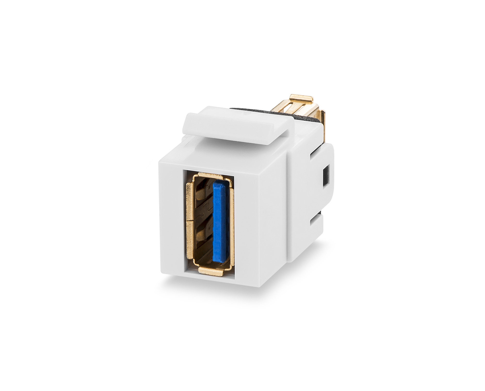 USB 3.0 Keystone Module Keystone Module, White