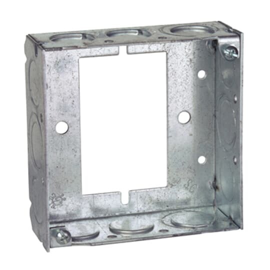 531511234UB Steel City 1-Outlet Extension Ring, 4 in L x 4 in W x 1-1/2 in D, Steel