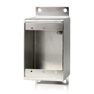 FDSS1 Wetguard Type FD Deep Non-Magnetic Device Box, 304 Stainless Steel, 37.2 cu-in Capacity, 1 Gangs, 6.14 in H x 3.04 in W x 3.07 in D