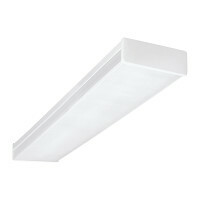 ACW-20-4S-UNV-40K Dimmable Standard Output LED Wrap, 39 W Fixture, 120/277 V AC, White Powder Coated Housing