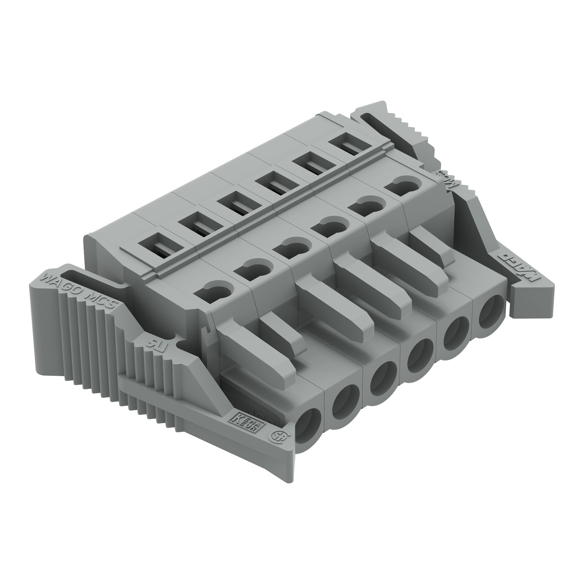 231-106/037-000 Operating Tool 1-Conductor Female Connector, 630 V, 16 A, 28 to 12 AWG Wire, 6 Poles