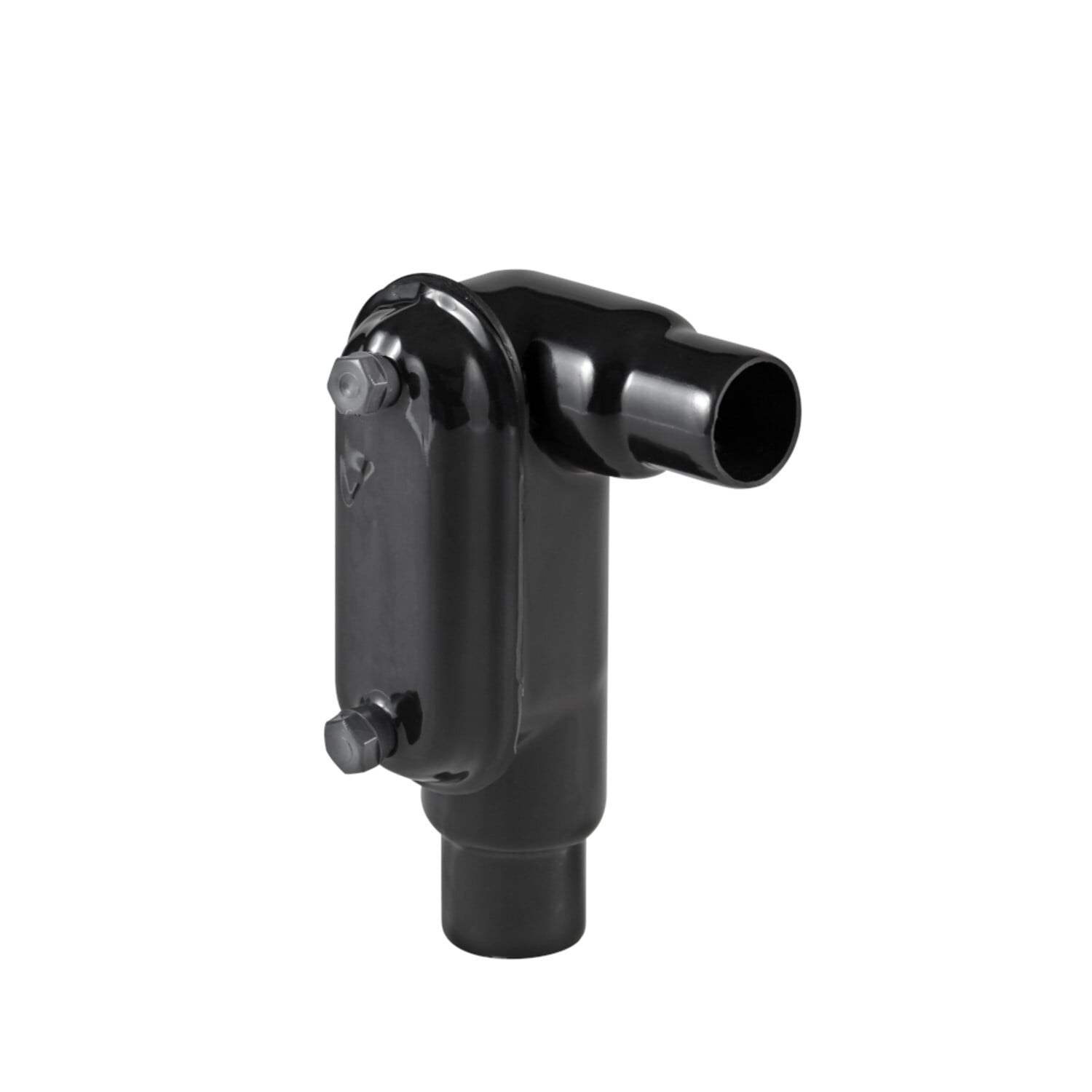 PV1000LL37 Type LL Conduit Body With Cover, Screws, 1 in Hub, Form 7, Steel, Galvanized/PVC Coated