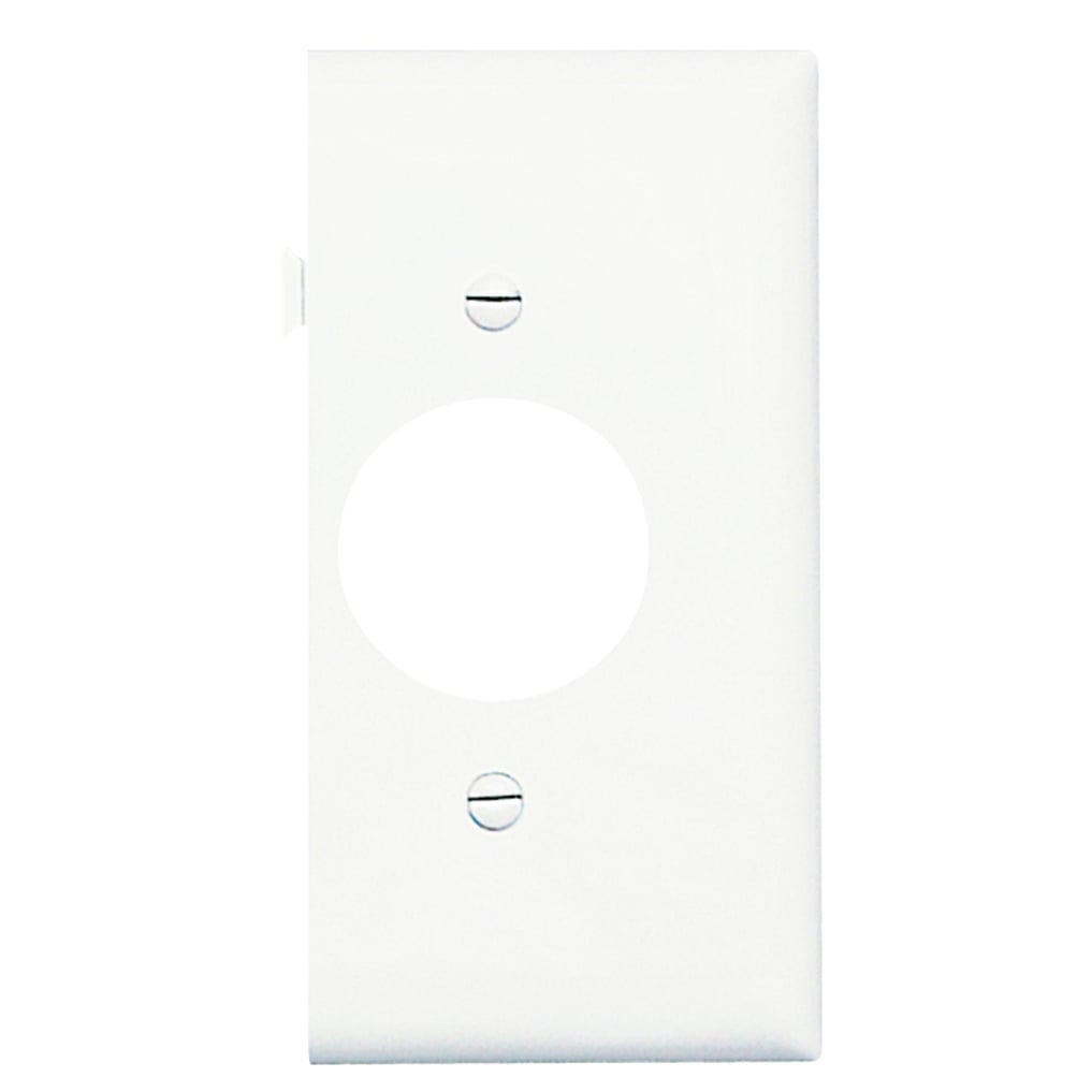 PJSE7W Sectional Wall Plate, 5-1/2 in, Nylon, White