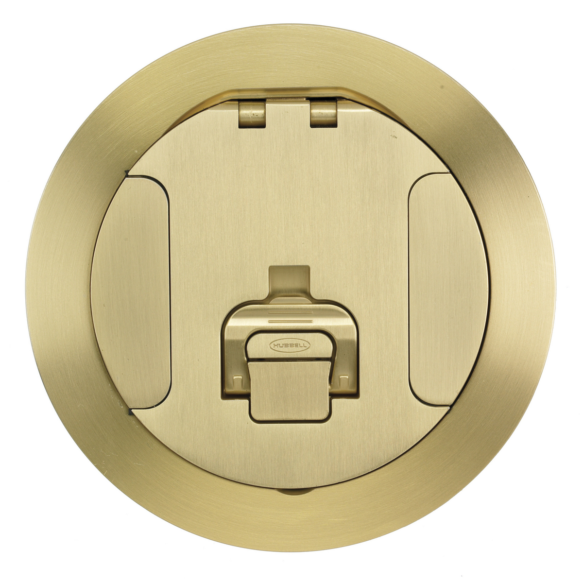 CFBS1R6CVRBRS Flush Recessed Surface Style Standard Floor Box Cover, 6 in Dia, 7-1/2 in L x 7-1/2 in W, Cast Aluminum