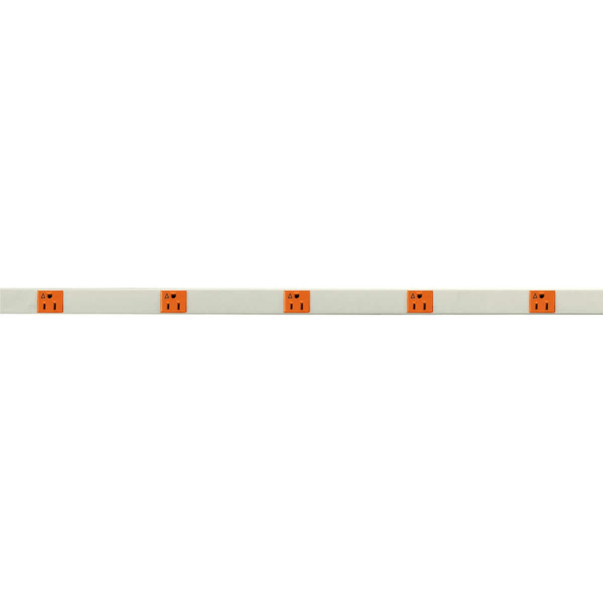 HBL20IG512IV 1-Phase Fully Insulated Isolated Ground Pre-Wired Standard Metallic Raceway, 5 ft L x 1-1/2 in W x 1 in H, Steel